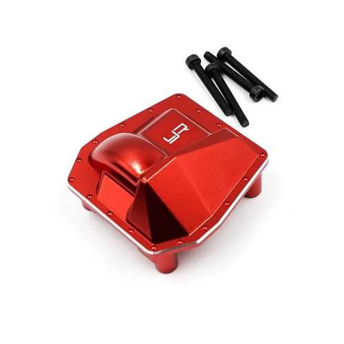 Yeah Racing 1/6 Axial SCX6 Red Aluminium Diff Cover 1Pc