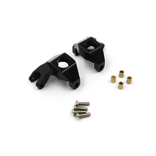 Yeah Racing 1/10 Axial SCX10 Early Ford Bronco Black Aluminium Steering Hubs