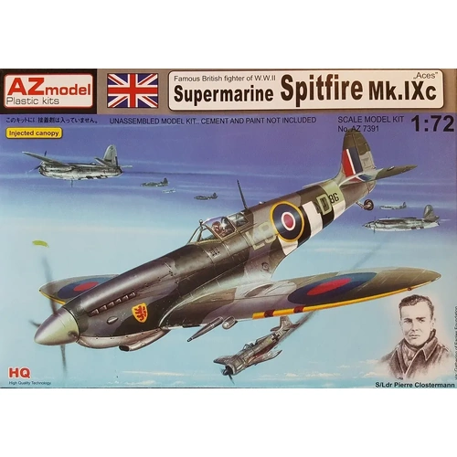 AZ Models AZ7391 1/72 Spitfire Mk.IXC Aces Plastic Model Kit