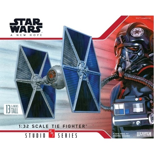 AMT 1/32 Star Wars A New Hope TIE Fighter Plastic Model Kit - Amt1341