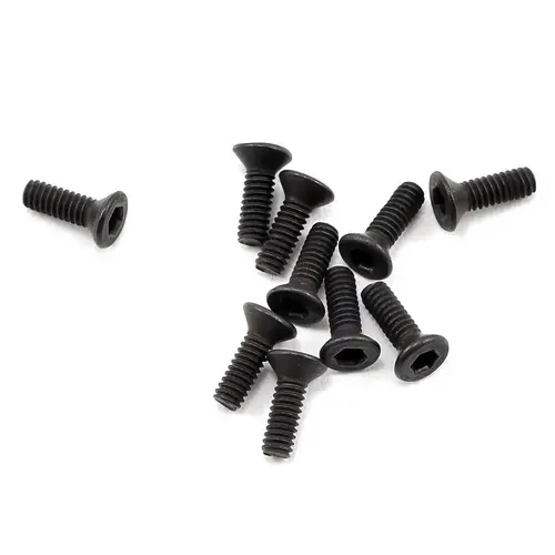 Mugen Seiki 2x6mm SJG Flat Head Hex Screw (10)
