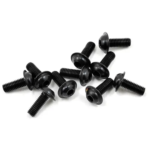 Mugen Seiki 3x8mm SJG Flanged Button Head Hex Screw (10)
