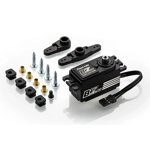 Power HD Red/Black B7-RS Revolution Low-Profile 13kg 7.4V HV Brushless Metal Geared Servo