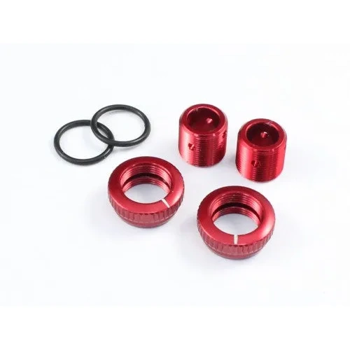 Radtec Aluminum 5mm Body Height Fine Adjuster Set for 1/12 - Red