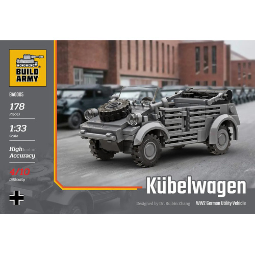 Build Army Kubelwagen Car - BA0005