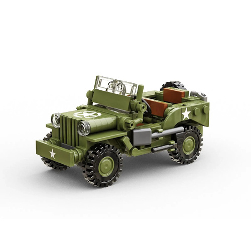Build Army Willys Jeep - BA1101