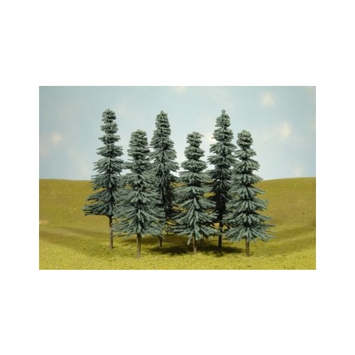 Bachmann 5 6 Blue Spruce Trees (6)