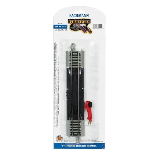 Bachmann Trk 9 Straight Term.Rerailer W/Wire (1)