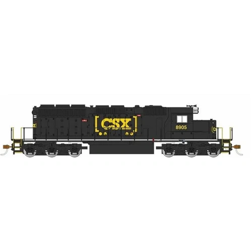 Bachmann Loco Csx #8905 Htm Blk Sd40-2 Ezm