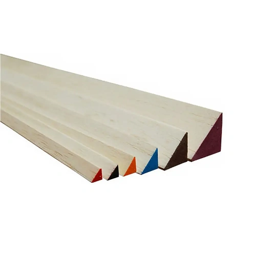 Balsa Wedge 9.5 x 9.5 x 915mm Orange