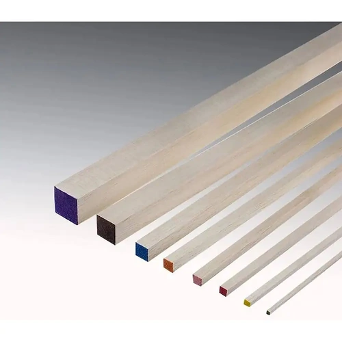 Balsa SQUARE 1/8 x1/8 x48'' 3.0 x3.0 x1220mm GREEN