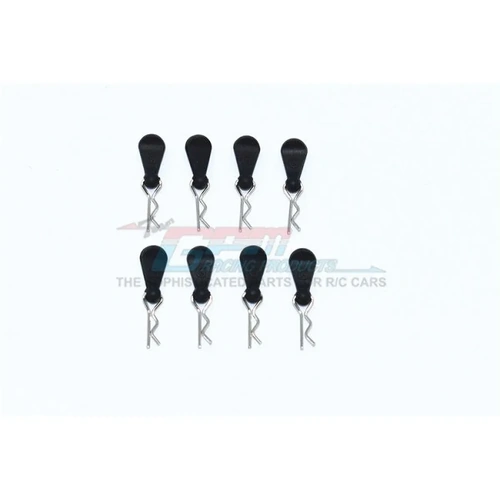 GPM 1.3mm 1/10 Silver Body Pins 8Pcs w/ Easy Pull