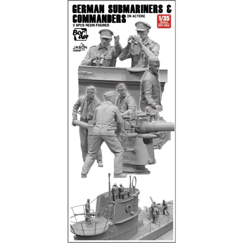 Border Model 1/35 German Submariners & Commanders (in action) [BR-002]