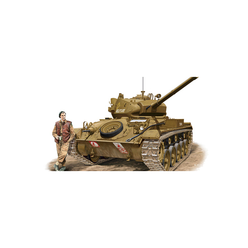 Bronco CB35068 1/35 Light Tank M-24 ‘Chaffee’(British Army) Plastic Model Kit