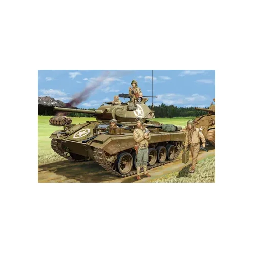 Bronco CB35069 1/35 US Light Tank M-24 ‘Chaffee’ (Early Prod.) w/Crew (1944-45) Plastic Model Kit
