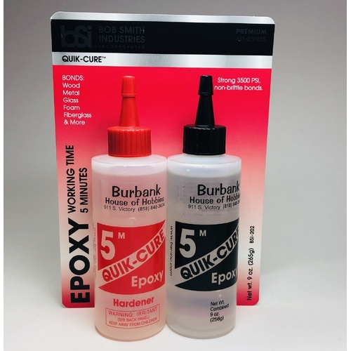 Quick-Cure 5min. Epoxy 9oz