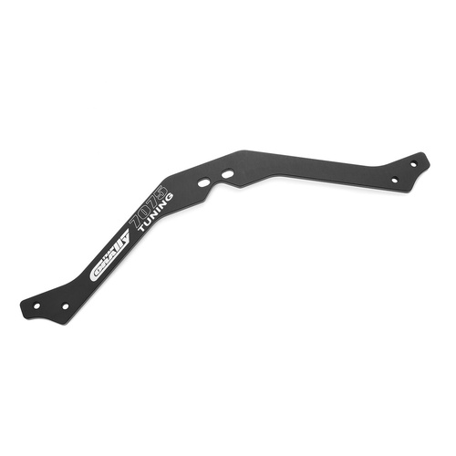 Team Corally - Chassis Brace - Center Upper - Asuga XLR - Swiss Made 7075 T6 - 3mm - Hard Anodised - Black - Made In Italy C-00180-1126