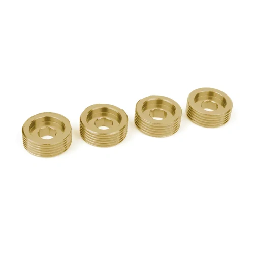 Team Corally - Pivot Ball Adjusting Nut - Aluminum - LE - 4 Pcs