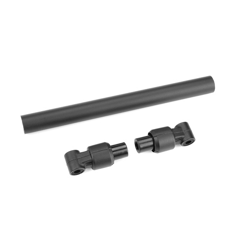 Team Corally - Chassis Tube - Front - 110mm -Aluminum - Black - 1 Set