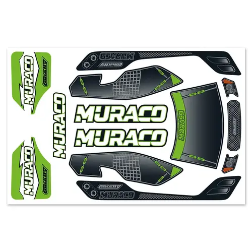 Team Corally - Body Decal Sheet  - Muraco XP 6S - 1 pc