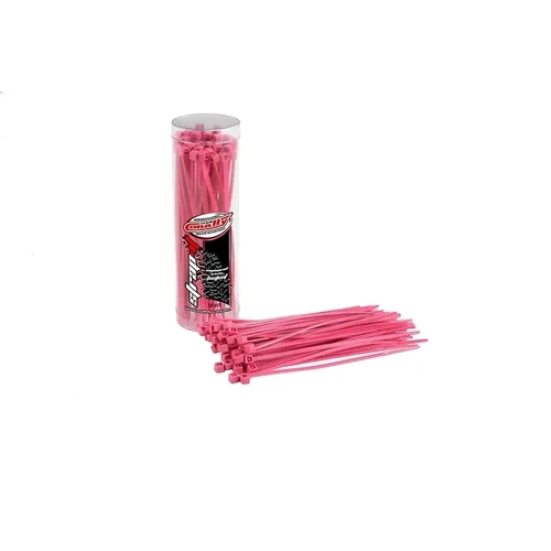 Team Corally Strap-it Cable Tie Raps Pink 2.5x100mm 50 Pcs - C-50504