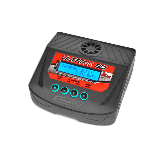 Team Corally Ultra-X 80 AC/DC Balance Charger 80W 1-6S Lixx 1-15 Nixx  2-20V PB AU Version - C-51025-AU