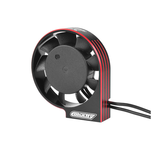 Team Corally Ultra High Speed Cooling Fan XF-40 w/BEC connector 40mm Black Red - C-53116-1