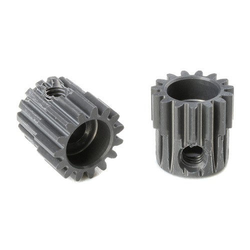 Team Corally - 48 DP Pinion - Short - Hard Anodised AL7075 - 15 Teeth - Shaft Dia. 3.17mm