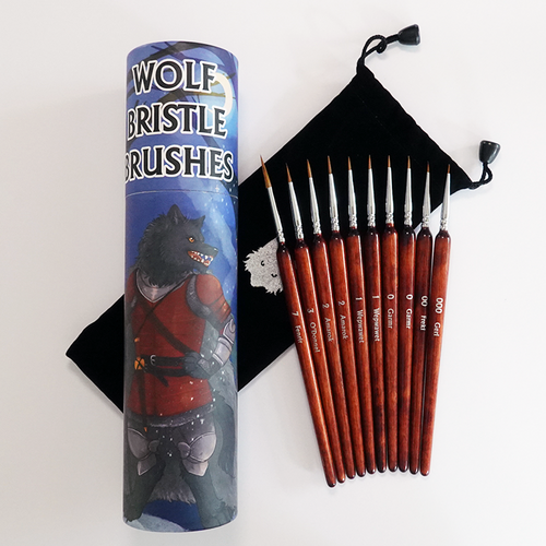Chronicle Wolf Bristle Brush Set - CAU20001