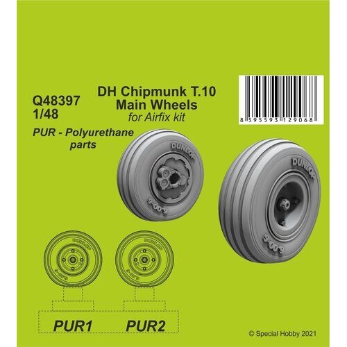 CMK 1/48 DH Chipmunk T.10 Main Wheels