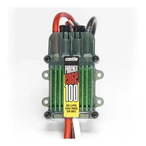 Castle Creations Phoenix Edge 100A Brushless ESC, 34V w/ 5A BEC, CC-PHX-E100