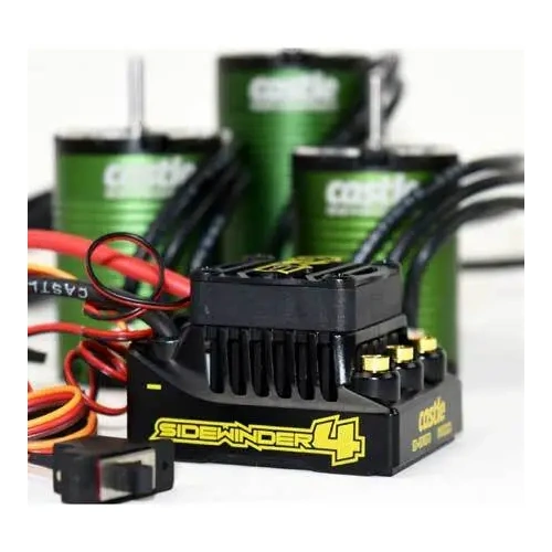 Castle Creations Sidewinder 4 Brushless ESC Combo w/ 1406-4600kv Sensored BL Motor