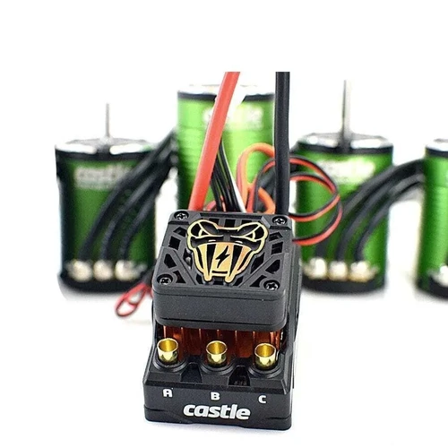 Castle Creations Copperhead 10 4S Brushless Sensored ESC 1412-3200kv Motor