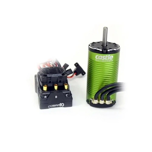 Castle Creations Cobra 10 6S ESC with 8A BEC with 1412-3200kv Sensored Motor with 5mm Shaft Sensored Motor