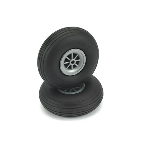 DUBRO 275T 2-3/4in DIA TREADED SURF WHEEL   (1 PAIR PER CARD)