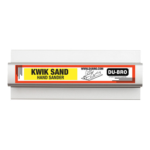 DUBRO Kwik Sand Hand Sander 11" (27.94cm) x 2.5" (6.35cm) 1Pc Per Package - DBR3400-11