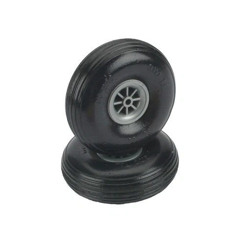 DUBRO 350TL 3-1/2in DIA TREAD LIGHT WHEELS  (1 PAIR PER CARD)