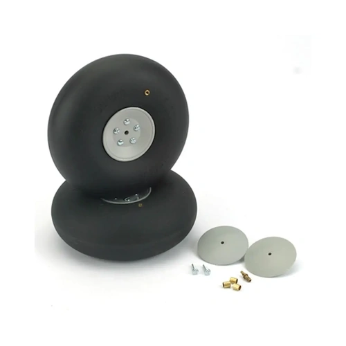 DUBRO 500RV 5in DIA BIG WHEELS (1 PAIR PER CARD)