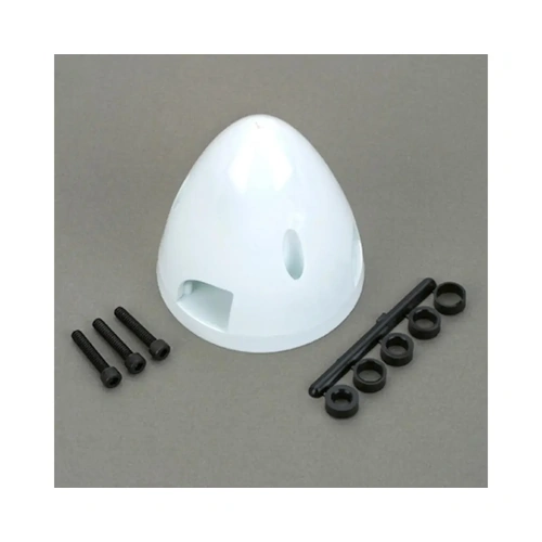 DUBRO 545 2-1/2 THREE BLADE SPINNER WHITE (1 PC PER PACK)