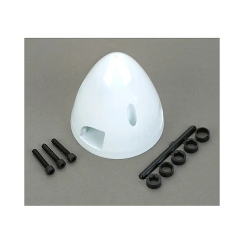 DUBRO 549 3in THREE BLADE SPINNER WHITE (1 PC PER PACK)