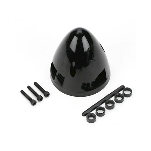 DUBRO 550 3in THREE BLADE SPINNER BLACK (1 PC PER PACK)