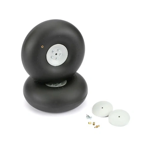 DUBRO 550RV 5-1/2in DIA BIG WHEELS (1 PAIR PER CARD)
