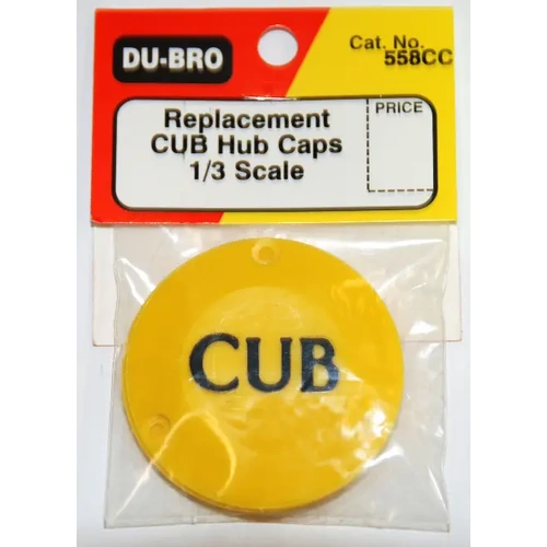 DUBRO 558CC 1/3 SCALE CUB CAPS (2 PER PACK)