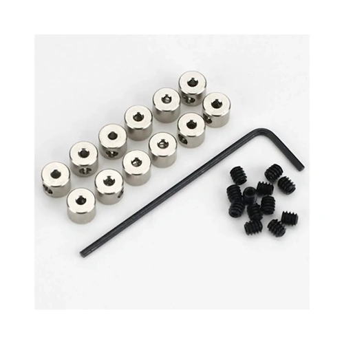 DUBRO 595 1/16in PLATED BRASS DURA-COLARS (12 PCS PER PACK)
