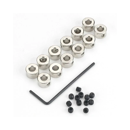 DUBRO 598 5/32in PLATED BRASS DURACOLLARS (12 PCS PER PACK)