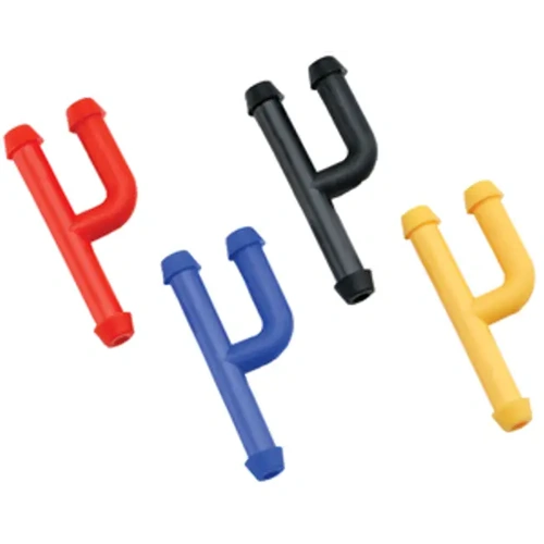 DUBRO 948 IN-LINE FUEL CONNECTOR W/PLUG (YELLOW) (2PCS-PKG)
