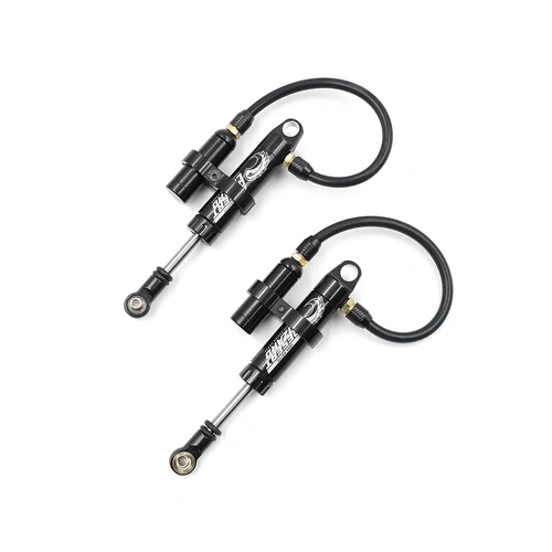 Yeah Racing 1/10 Black 90mm Desert Lizard Piggyback Internal Spring Shocks 2Pcs