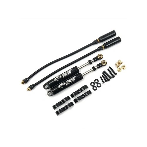 Yeah Racing 1/10 Black 100mm Desert Lizard Piggyback Internal Spring Damper 2Pcs