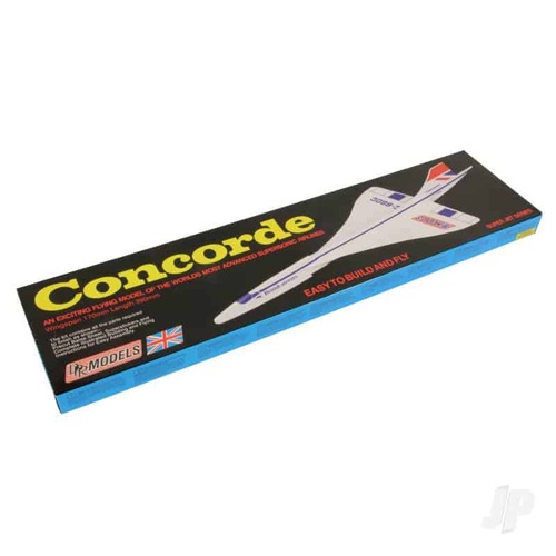 DPR Models Concorde, 170mm span free flight balsa glider kit of Supersonic Airliner