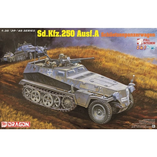 Dragon 6426 1/35 SdKfz.250 Ausf.A (2 in 1) Plastic Model Kit - DR6426
